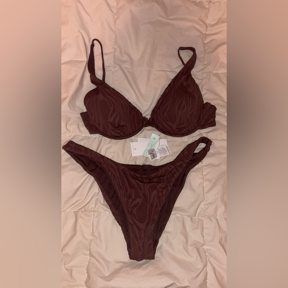 Rhythm Brown Bikini Set